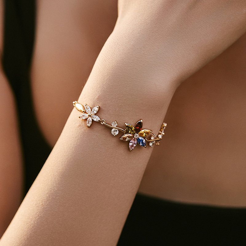 Multi Flower Bracelet
