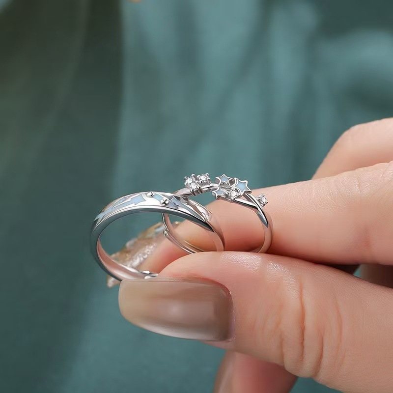 Forever Locked Couple Rings | S999 Sterling Silver