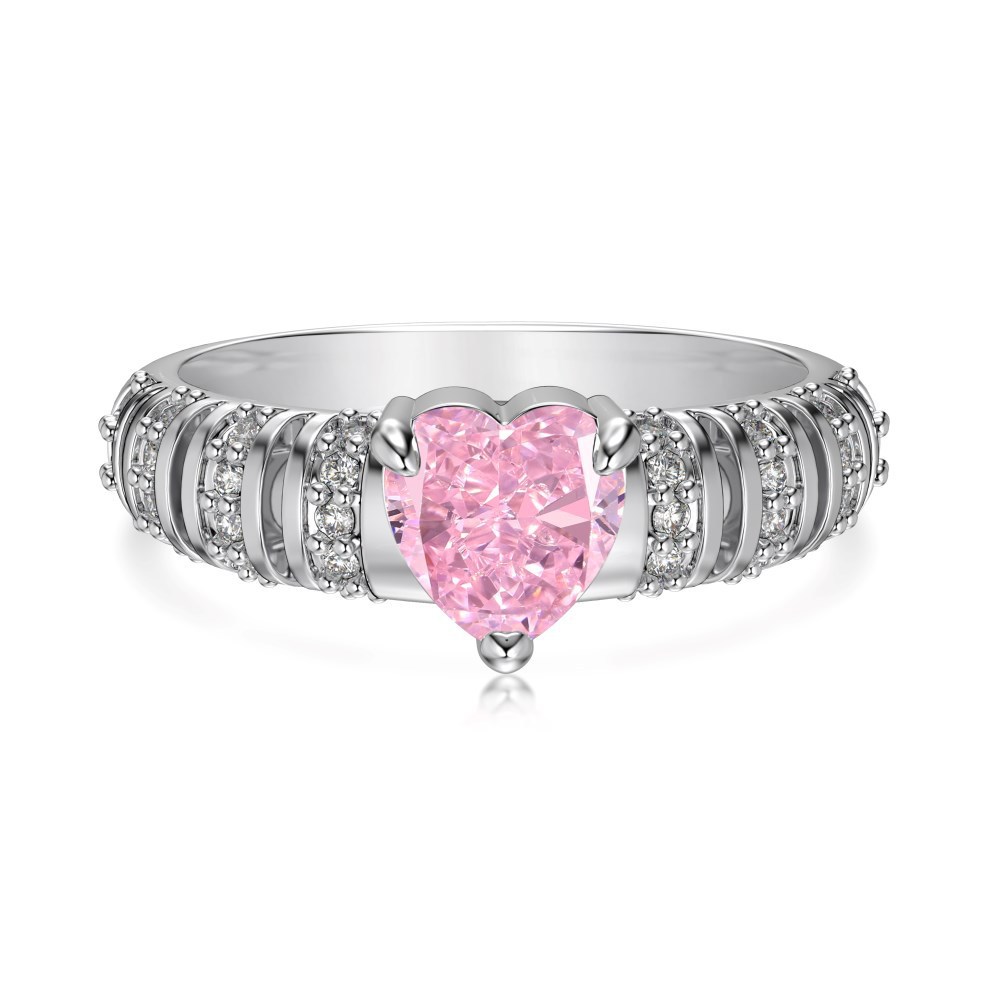 Pink Heart Ring Collection | 925 silver