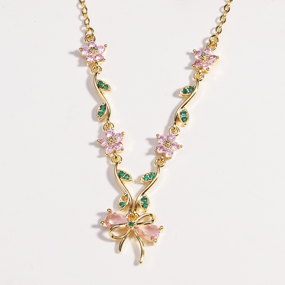 Little Peach Blossom Bracelet / Necklace / Earrings / Ring