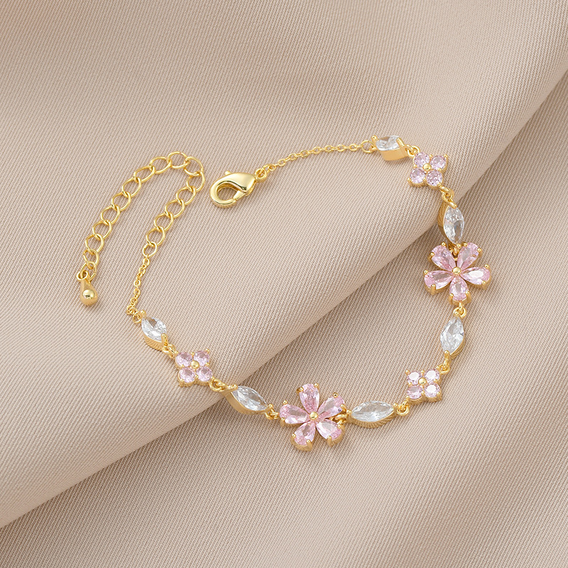 Water Drop Flower Bracelet