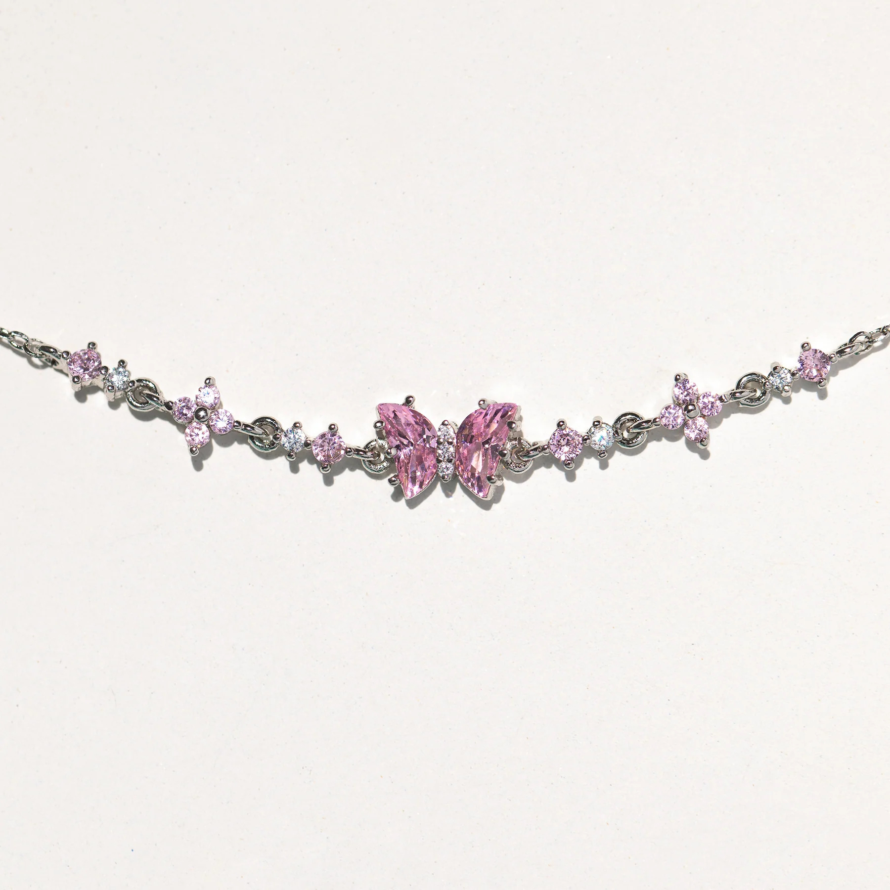 Pink Butterfly Bracelet