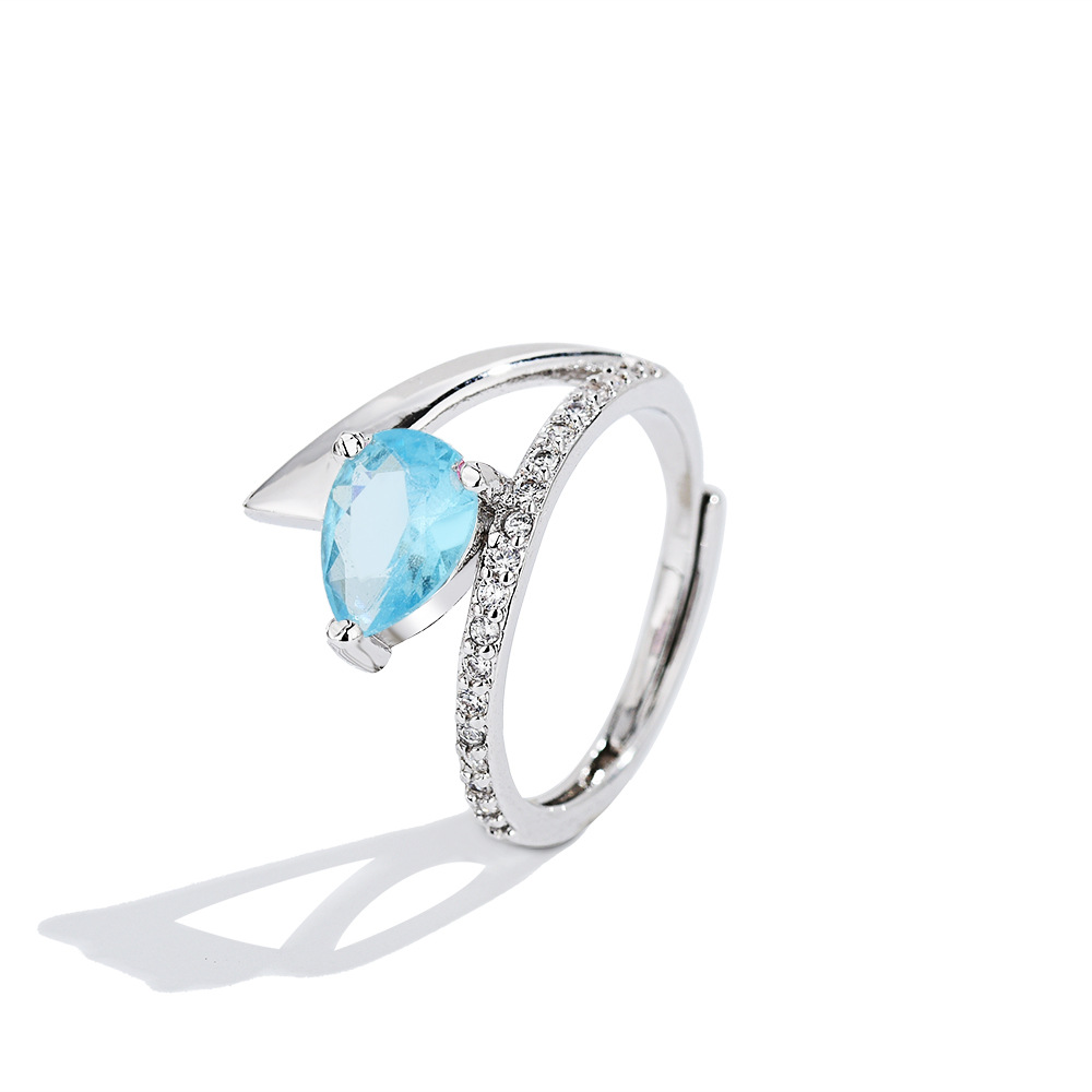 Zircon Wing Open Ring