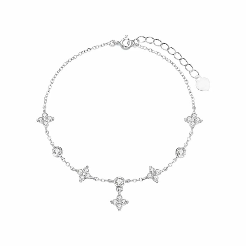 Sakura Tassel Zircon Bracelet