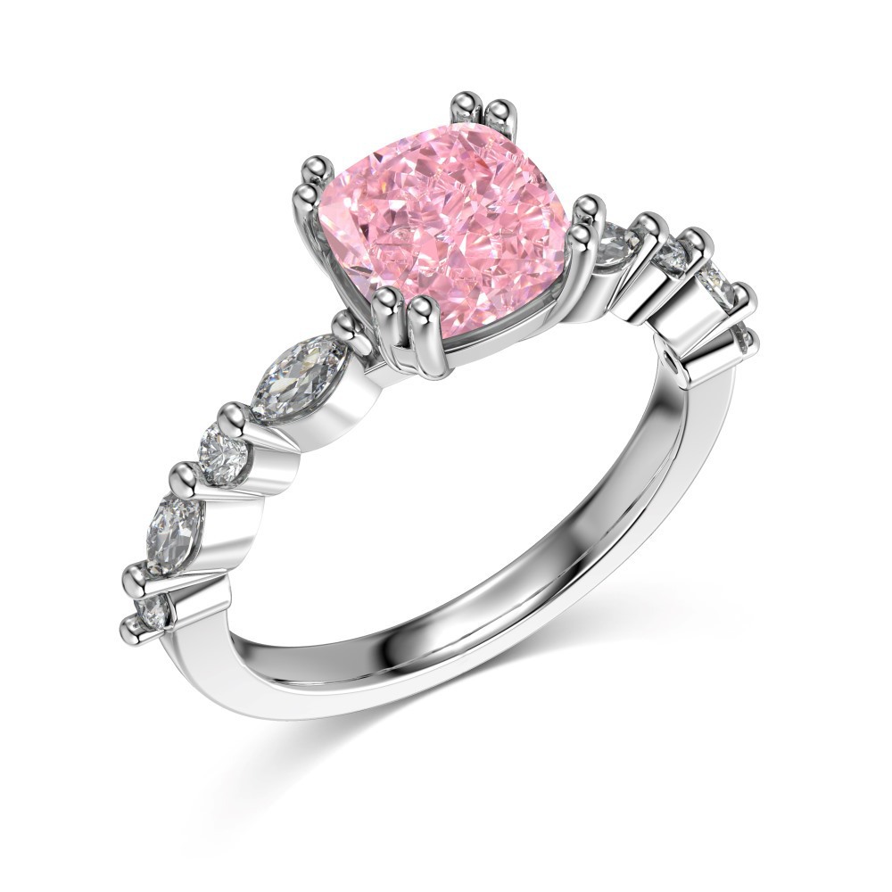 Pink Heart Ring Collection | 925 silver