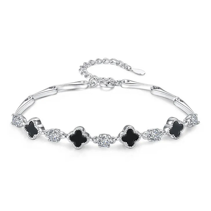 Black Onyx Sakura Bracelet