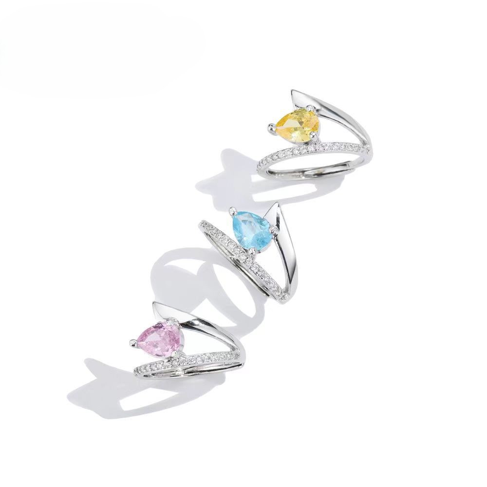 Zircon Wing Open Ring