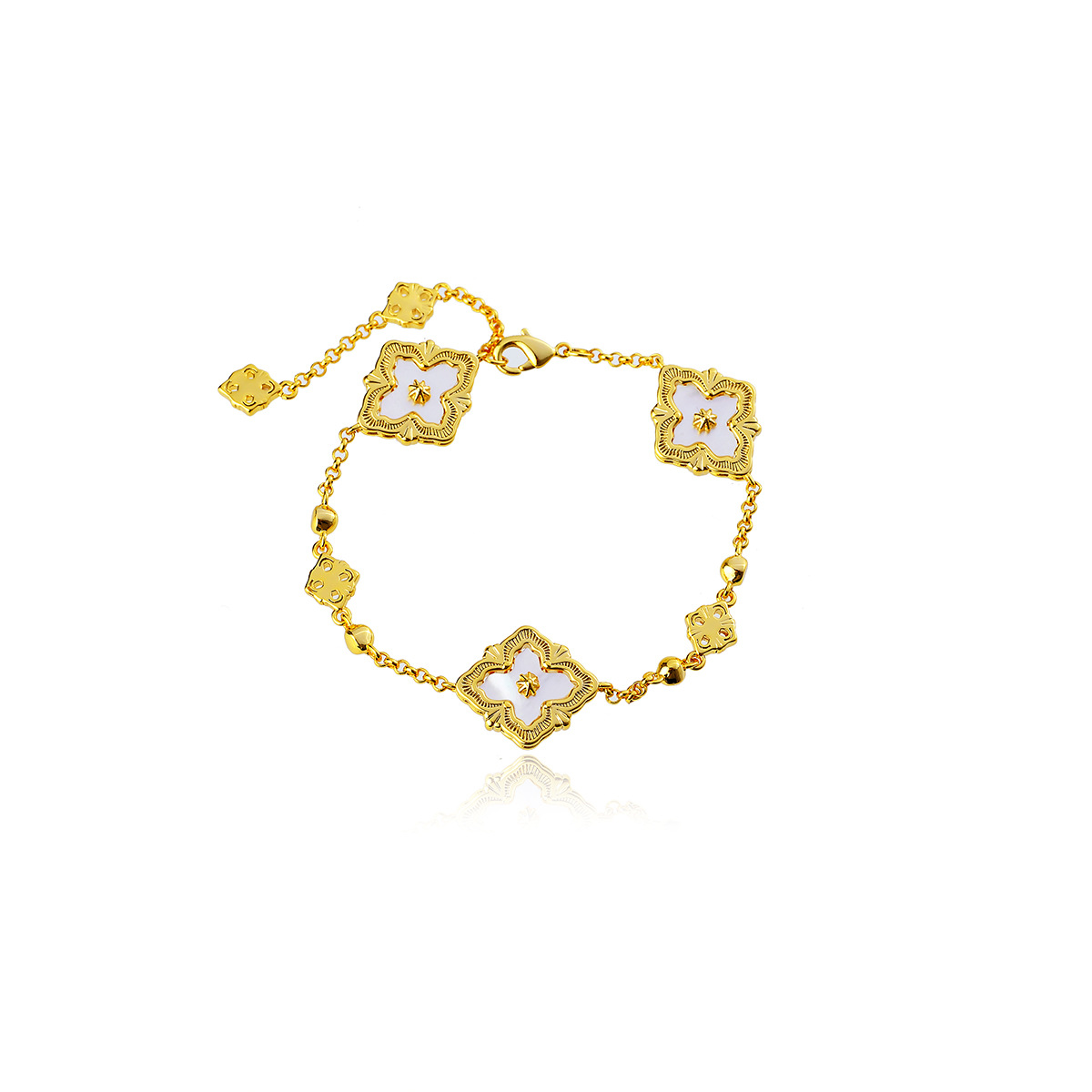  Golden Clover Bracelet