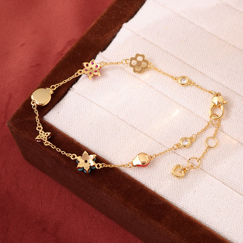 Ladybug & Flower Bracelet/Necklace