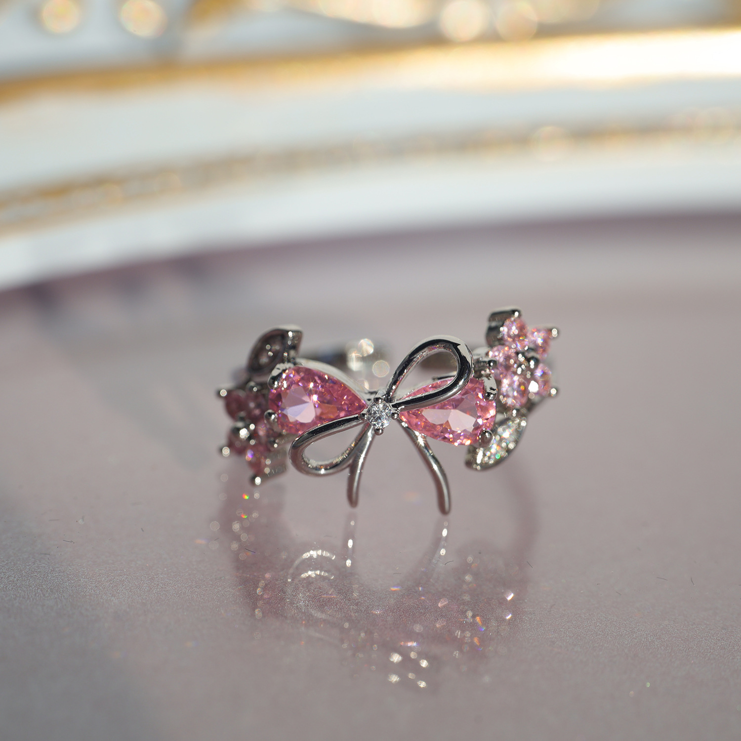 Elegant Bow Bracelet / Ring / Earrings 