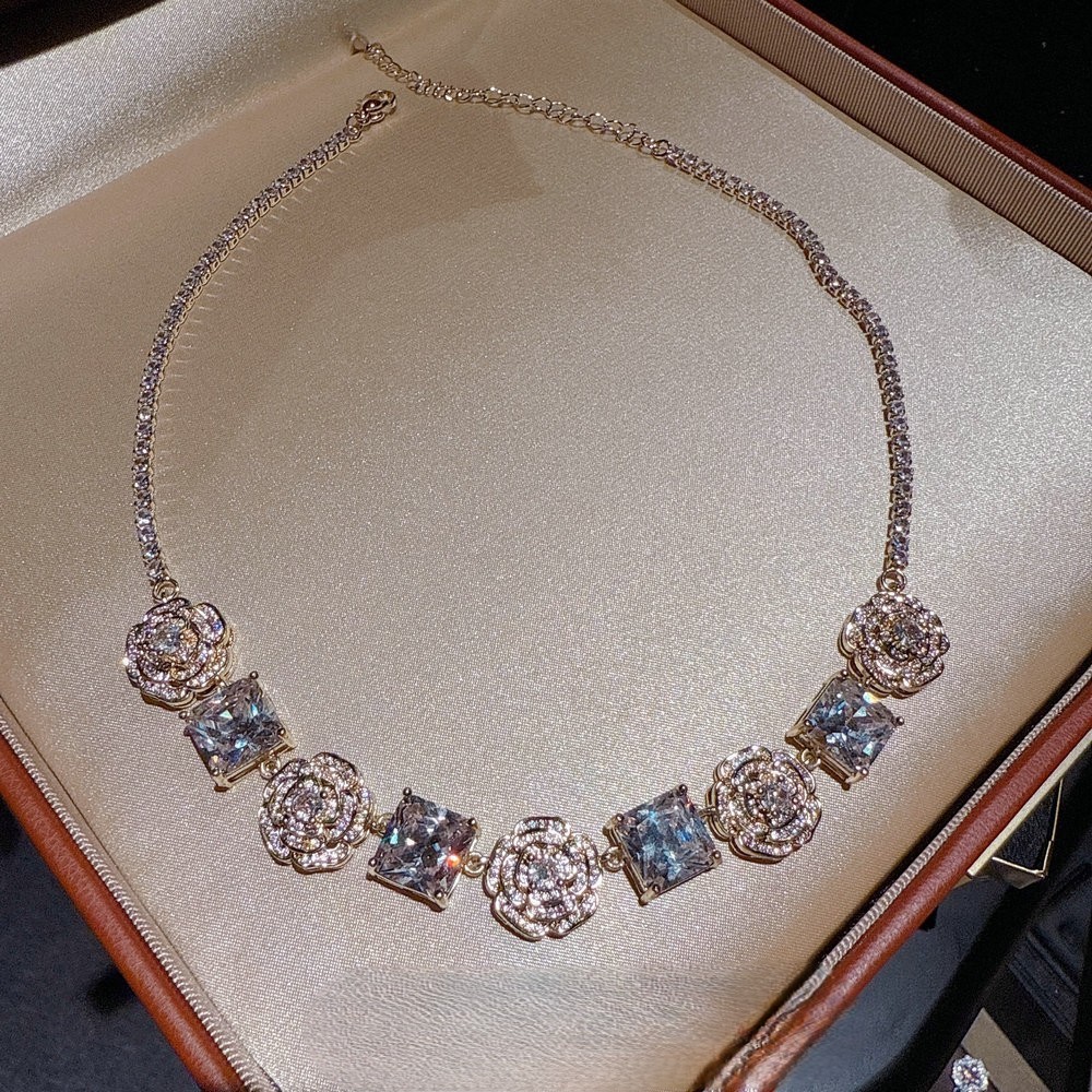 Rose Pink - Necklace/Bracelet/Earrings/Set