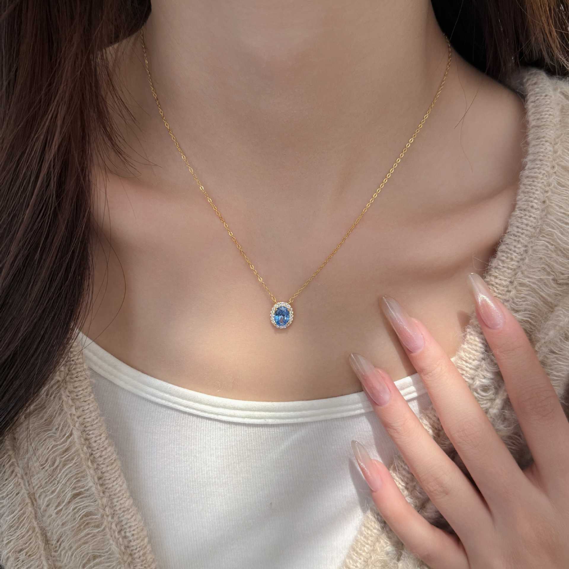 Pink Sapphire -【Necklace】| 925 silver