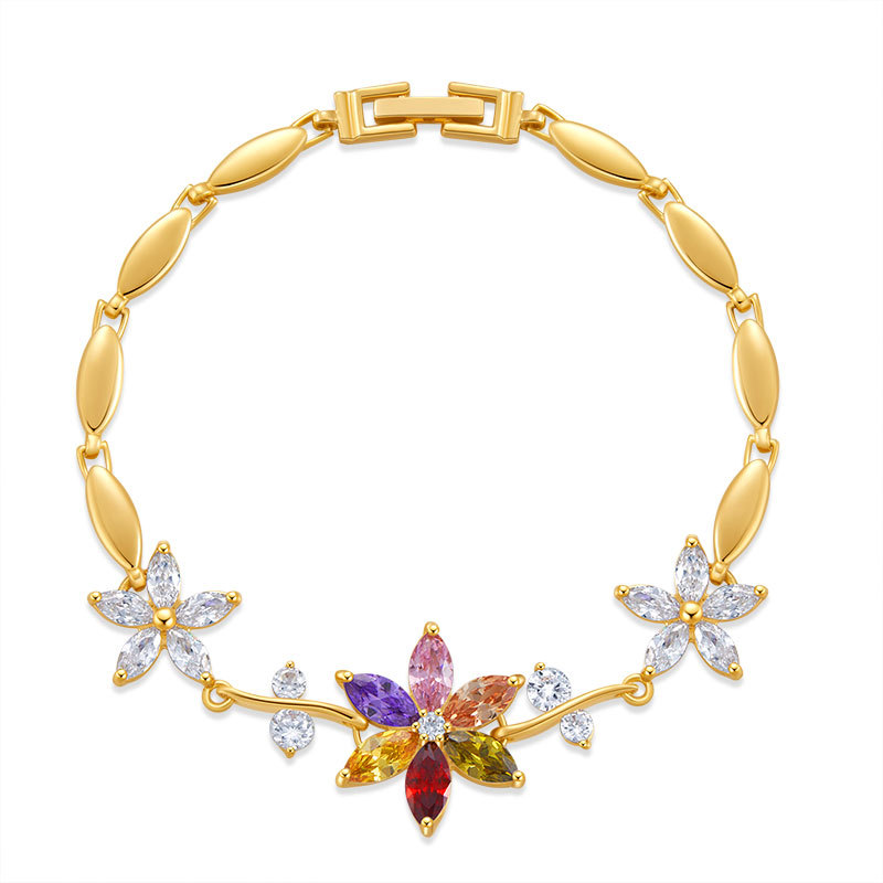 Multi Flower Bracelet