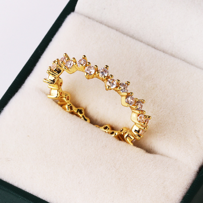 Colorful Irregular Geometric Design Ring