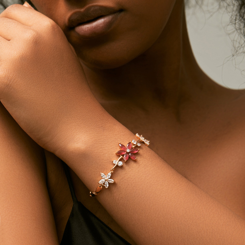 Multi Flower Bracelet