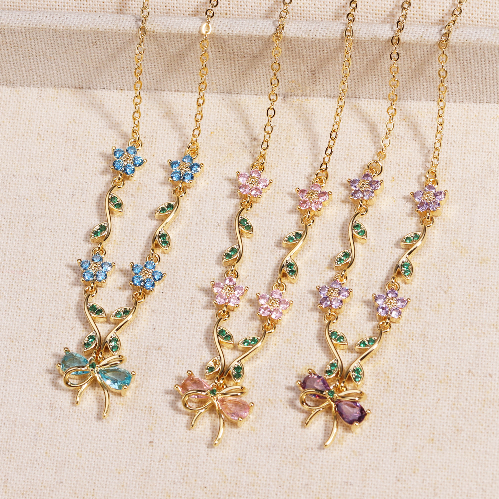 Little Peach Blossom Bracelet / Necklace / Earrings / Ring