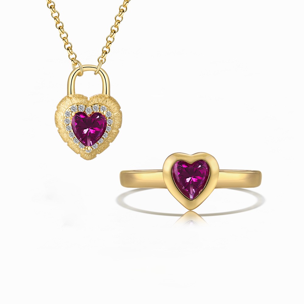 S925 Silver Brushed Finish Heart 