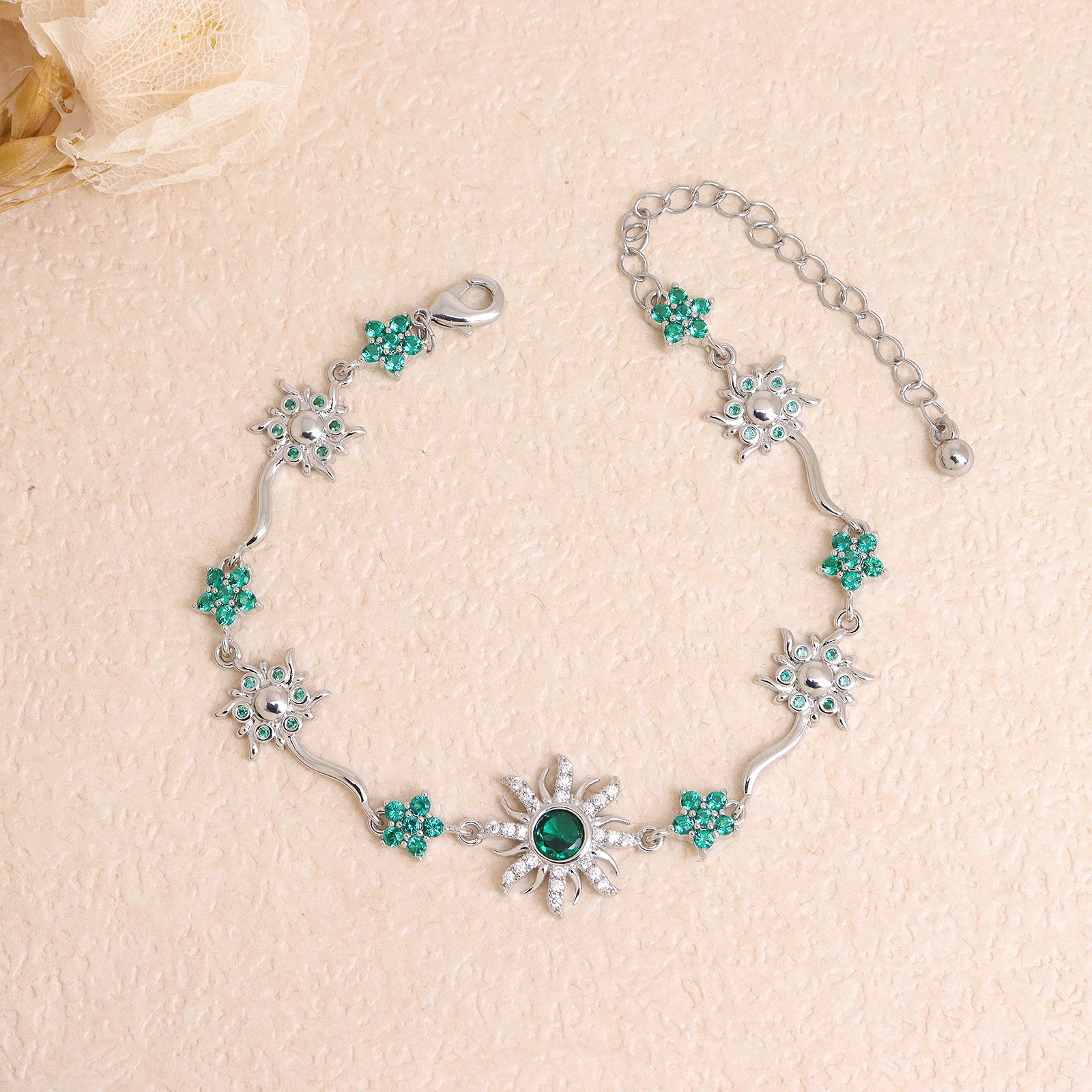 Sunburst Flower Bracelet / Necklace