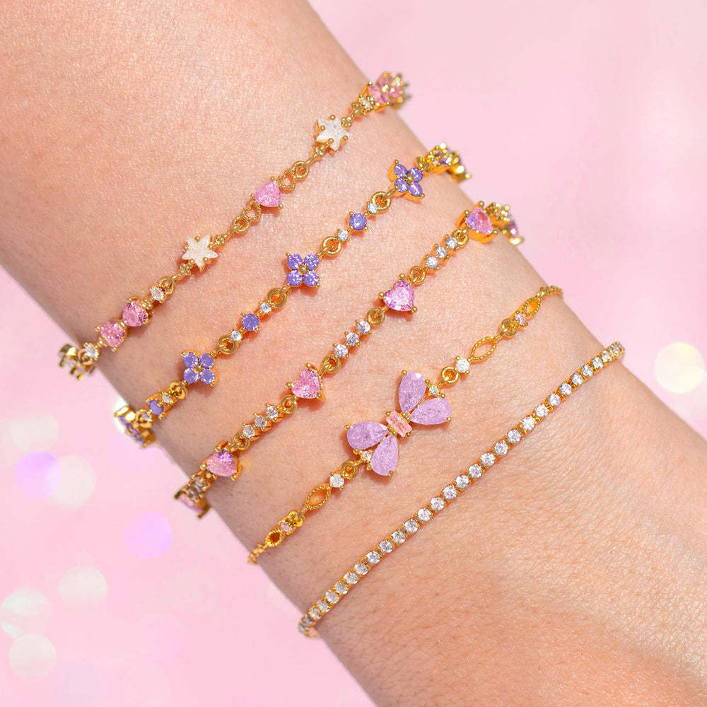 Pink Butterfly Bracelet