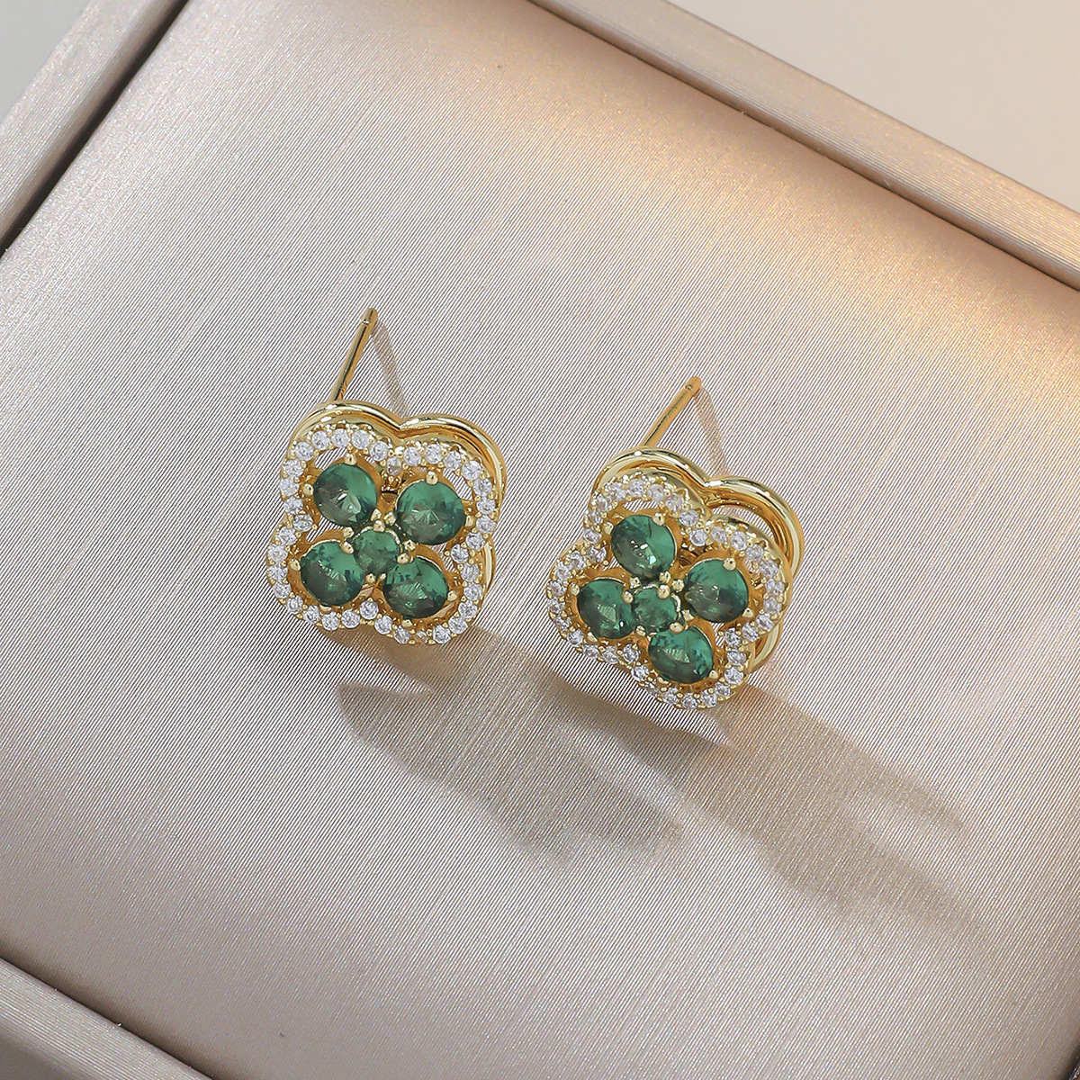 Rotating Sakura Earrings & Brooch & Ring & Necklace