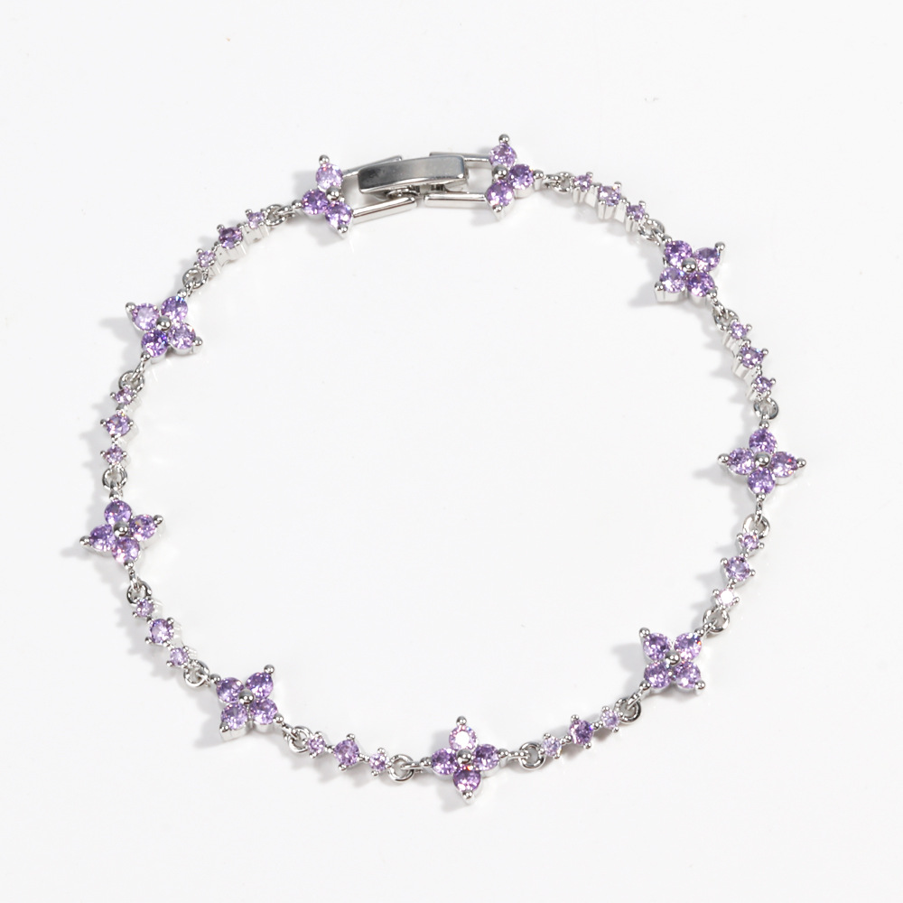 Purple Sakura Bracelet