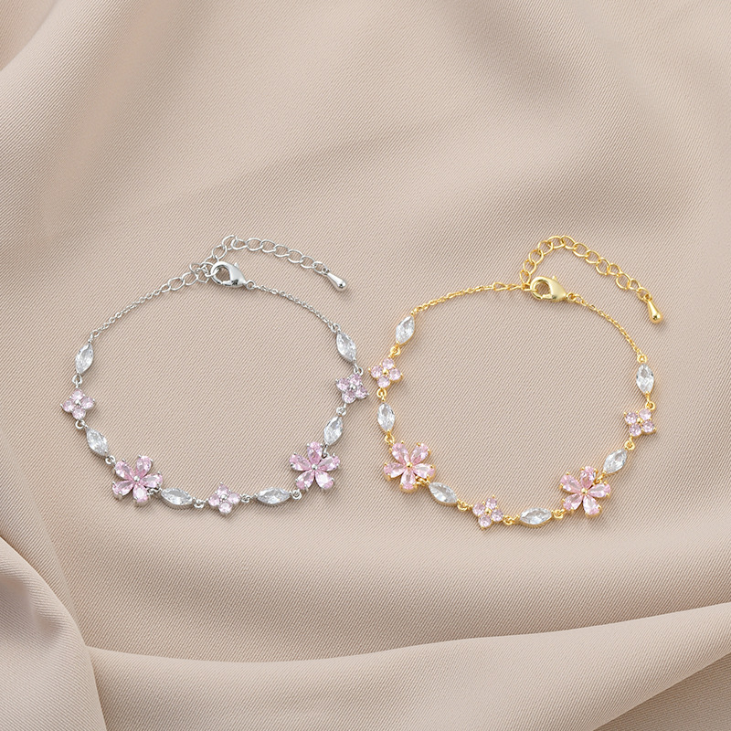 Water Drop Flower Bracelet