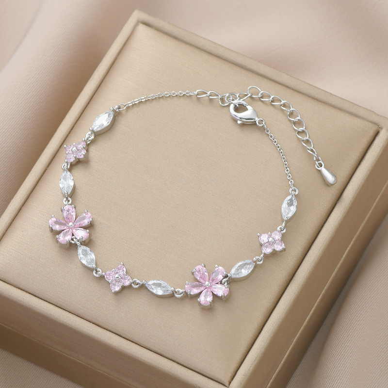 Water Drop Flower Bracelet