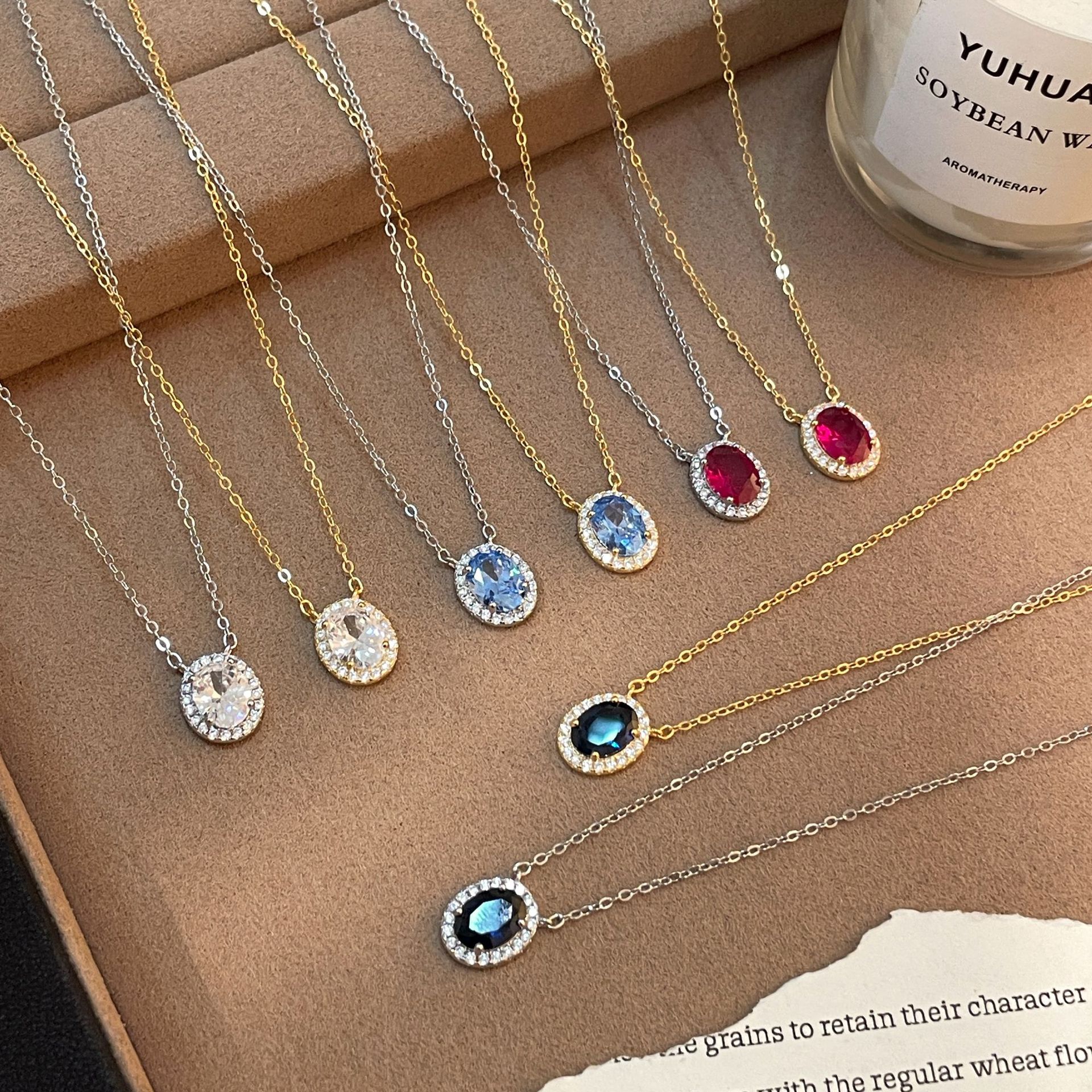 Pink Sapphire -【Necklace】| 925 silver