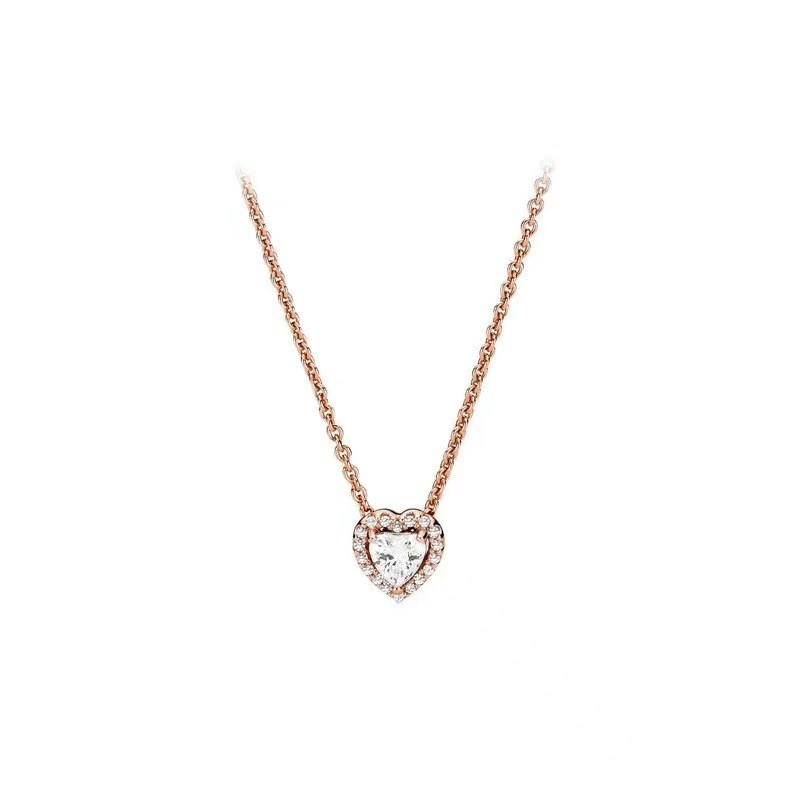 S925 Sterling Silver Elevated & Sparkling Heart collection-Necklace / Ring / Earrings / Set