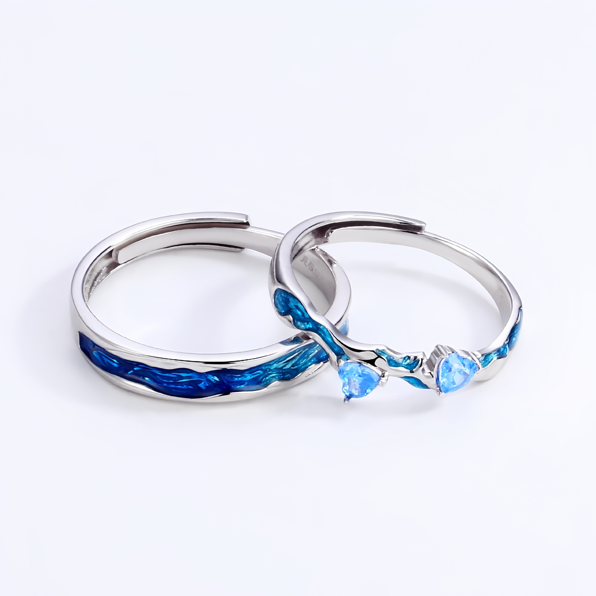 Ice Melt Heart Ring -【Ring】| 925 silver
