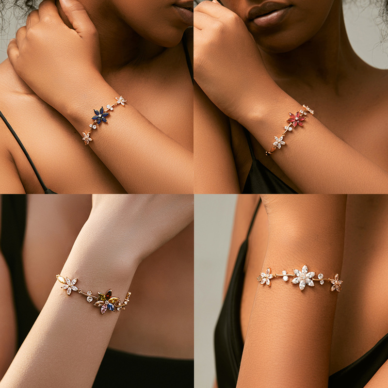 Multi Flower Bracelet