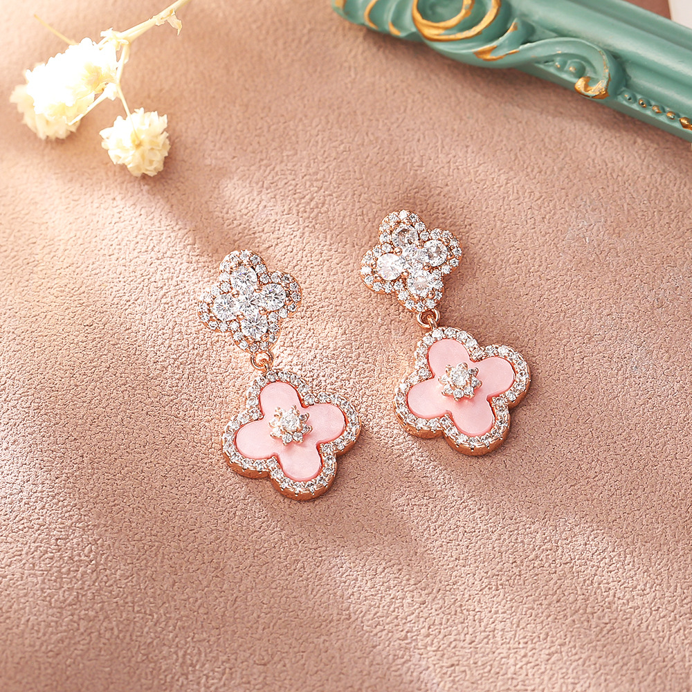 Sakura  Earrings（pink/gold/silver）