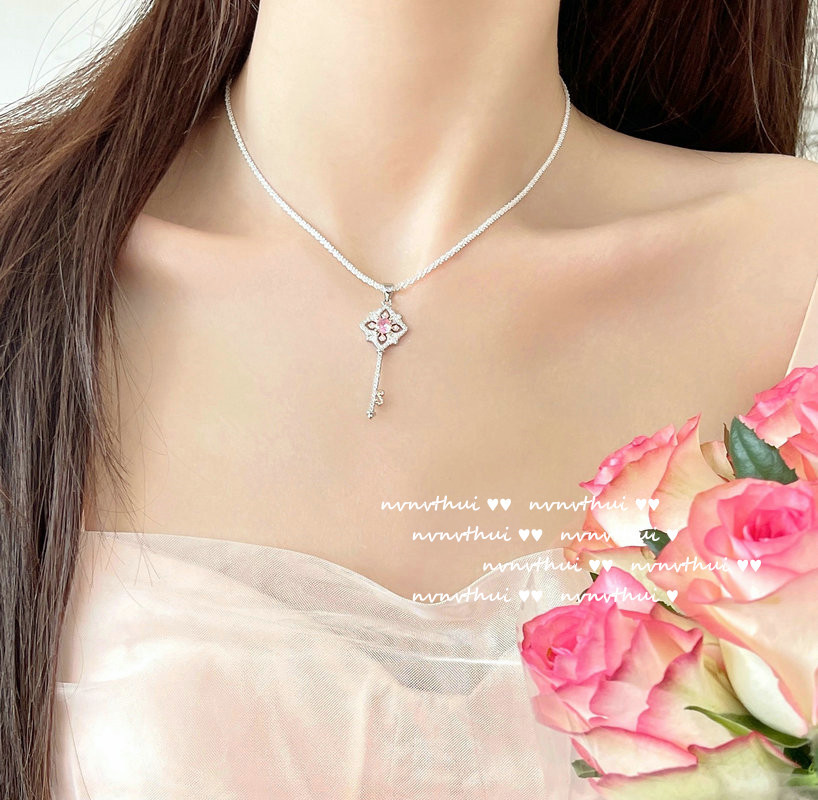 Candy pink heart-Bangle  / Necklace / Ring / Earrings