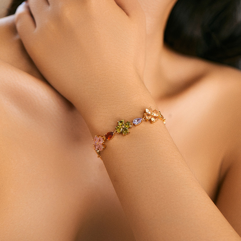 Multi Flower Bracelet