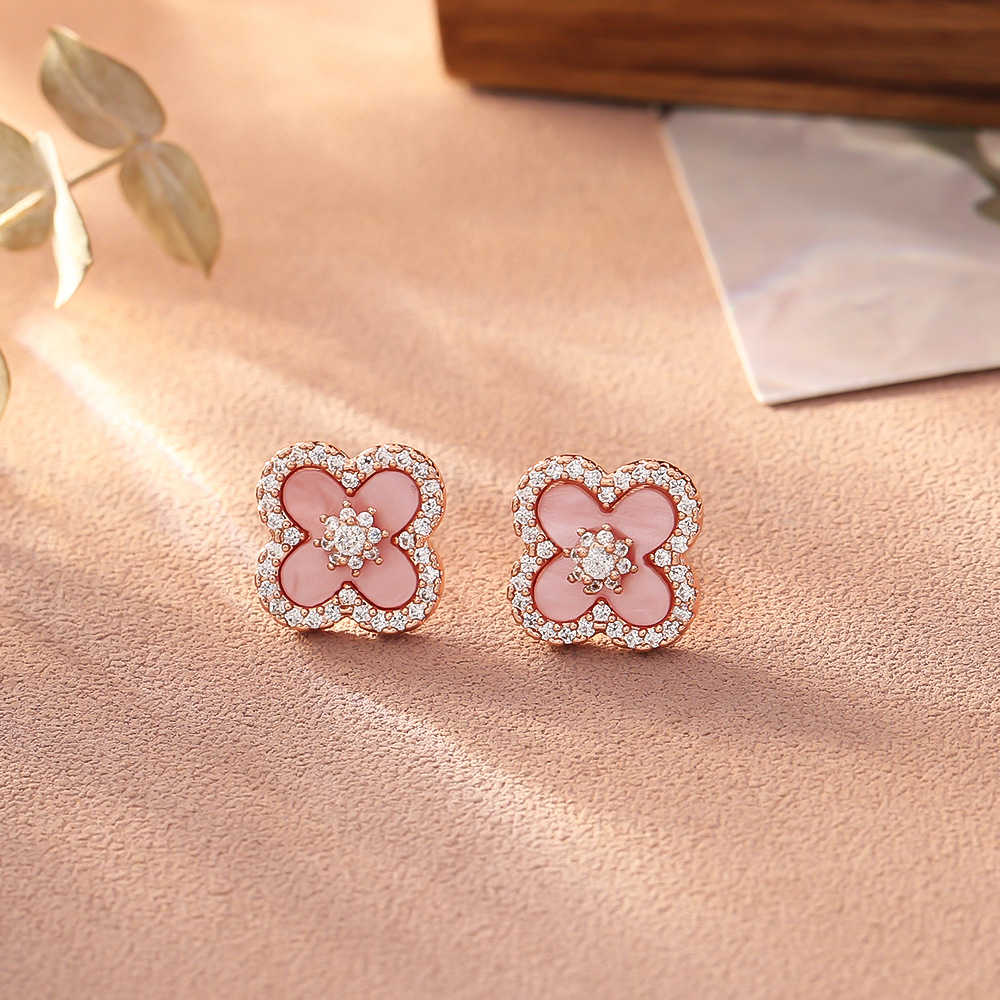 Sakura  Earrings（pink/gold/silver）