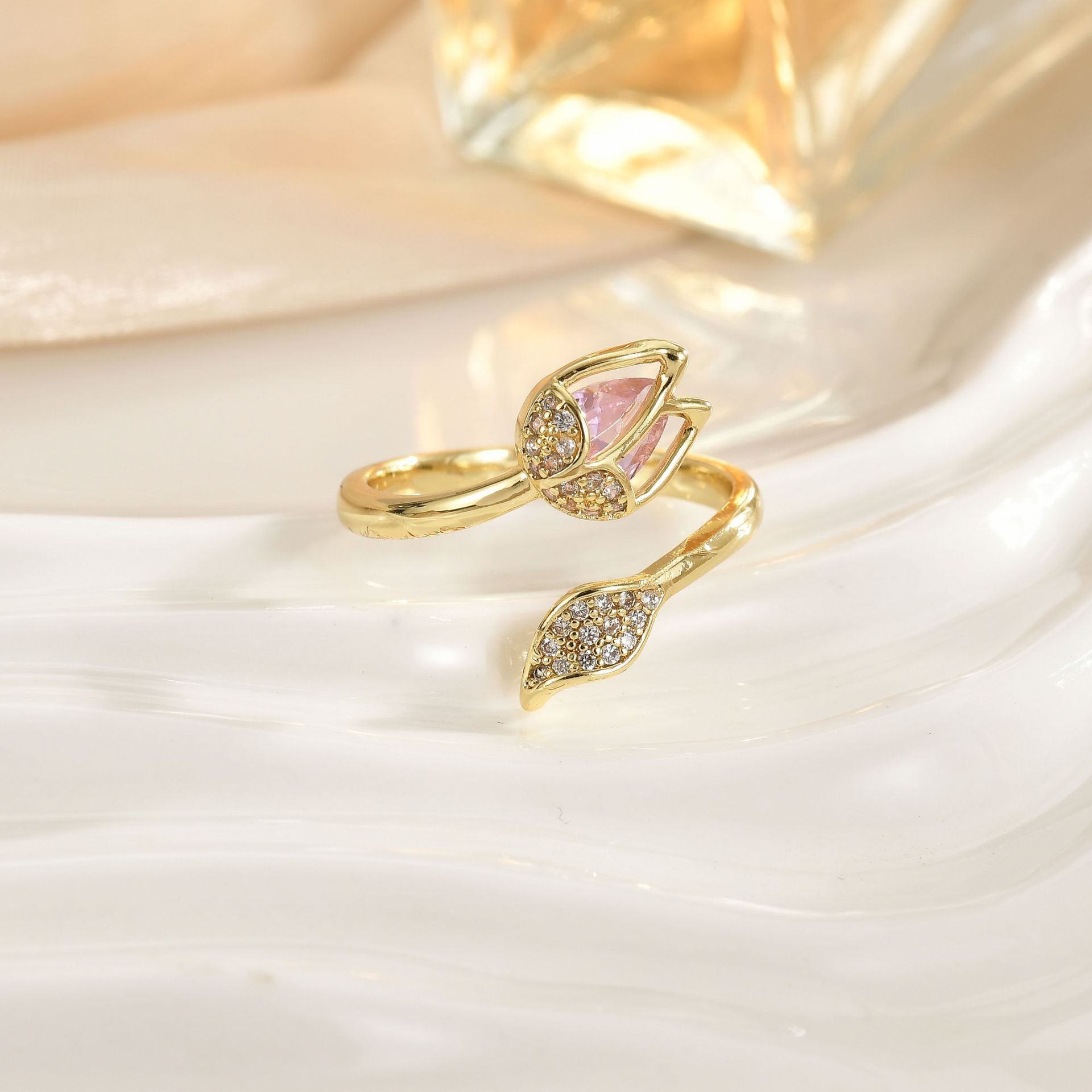 Fairy Tulip Flower-【Ring】