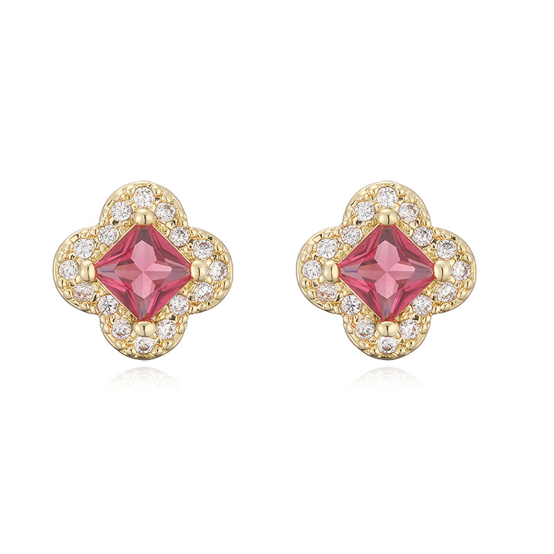 12 Months Birthstone Sakura -【earrings】