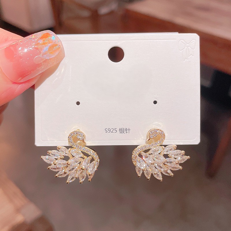 Swan Pendant-【necklace/earrings】