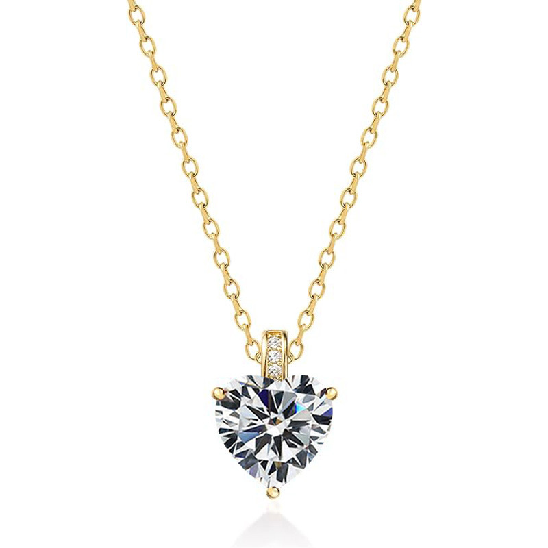 12 Months Birthstone Heart -【Necklace】| 925 silver
