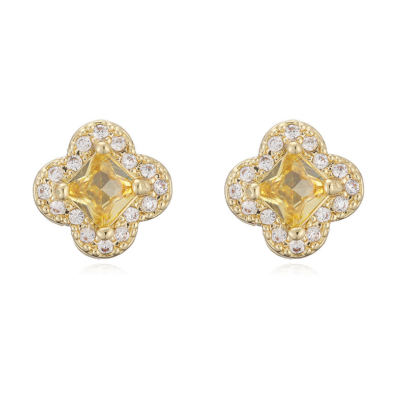 12 Months Birthstone Sakura -【earrings】