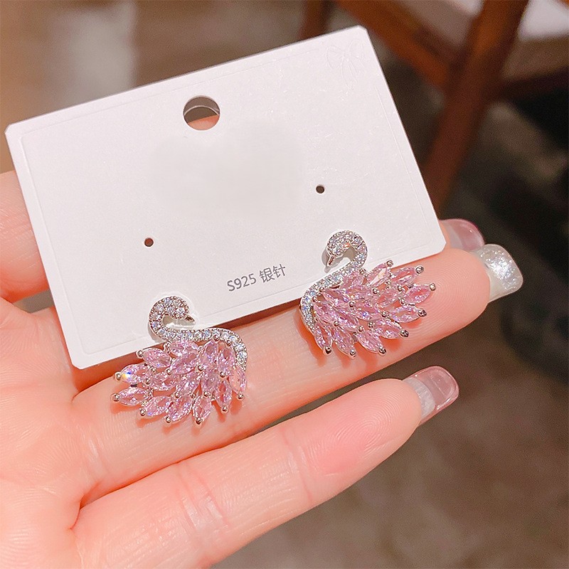 Swan Pendant-【necklace/earrings】