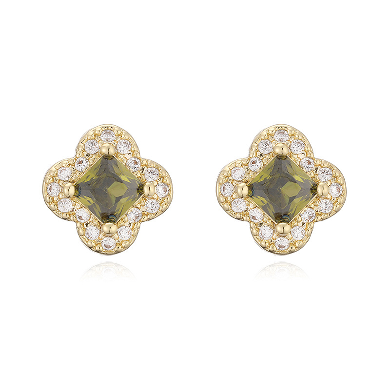 12 Months Birthstone Sakura -【earrings】