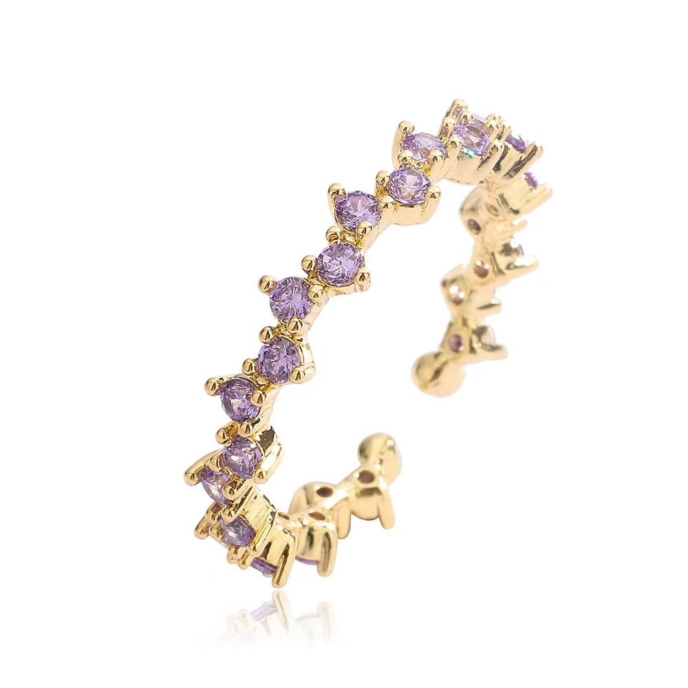 Colorful Irregular Geometric Design Ring