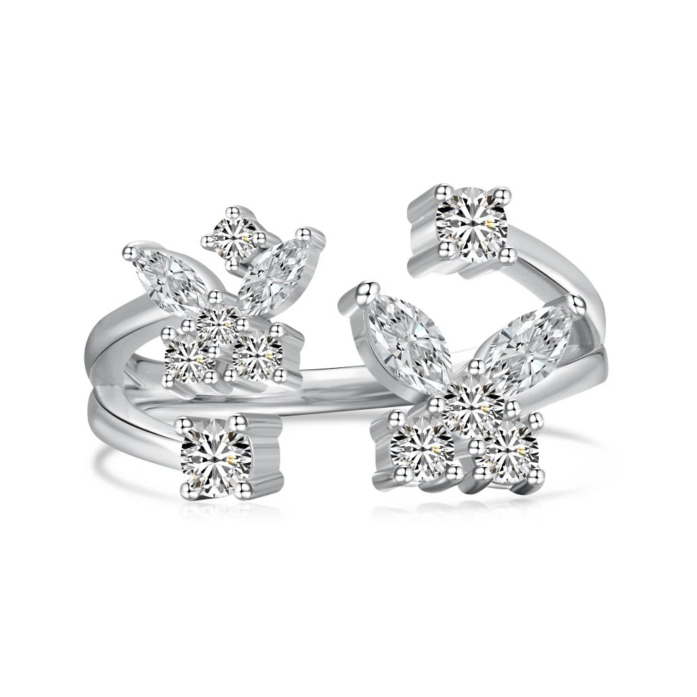 Butterfly Silver Ring Collection
