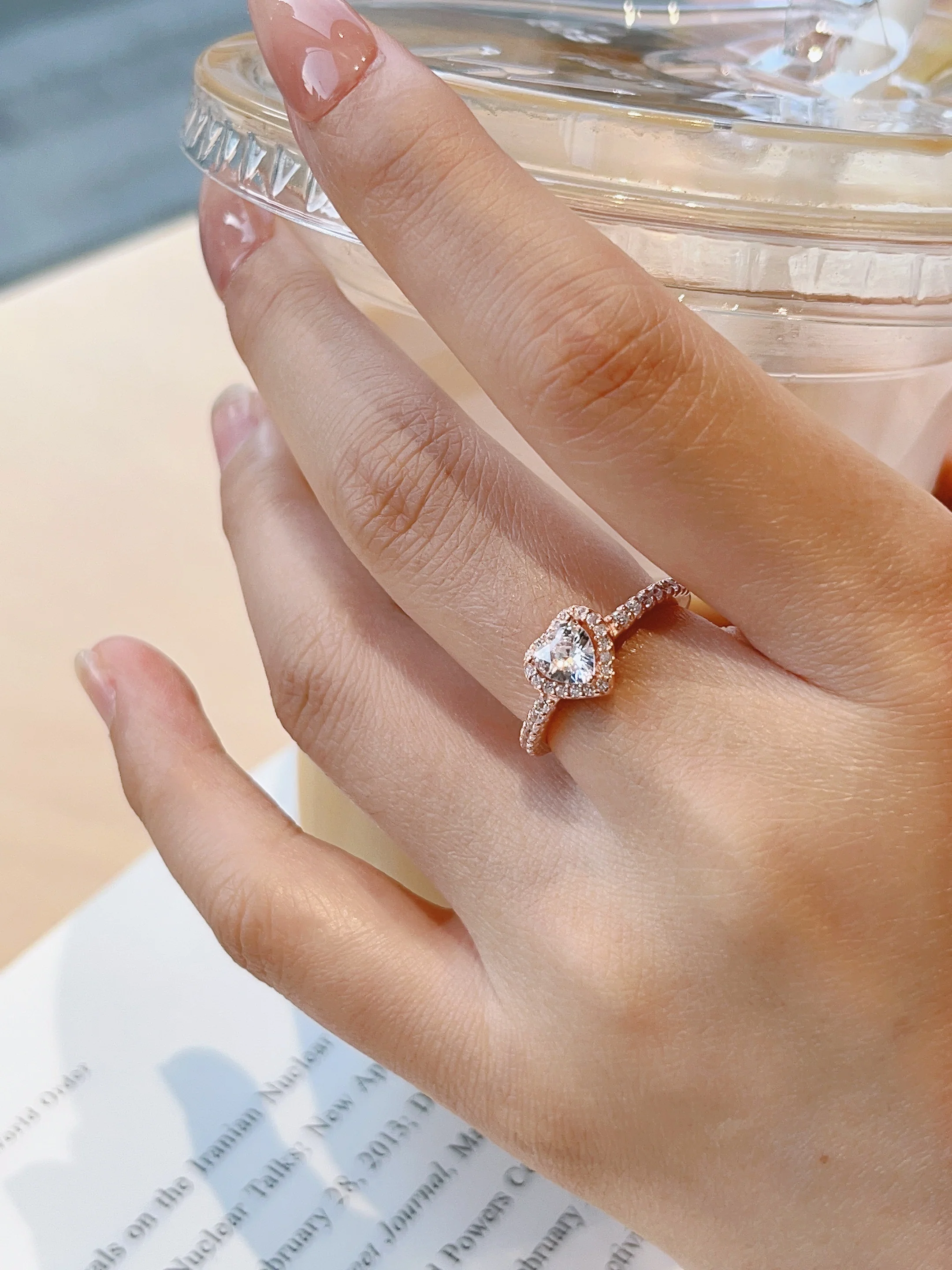 S925 Sterling Silver Elevated & Sparkling Heart collection-Necklace / Ring / Earrings / Set