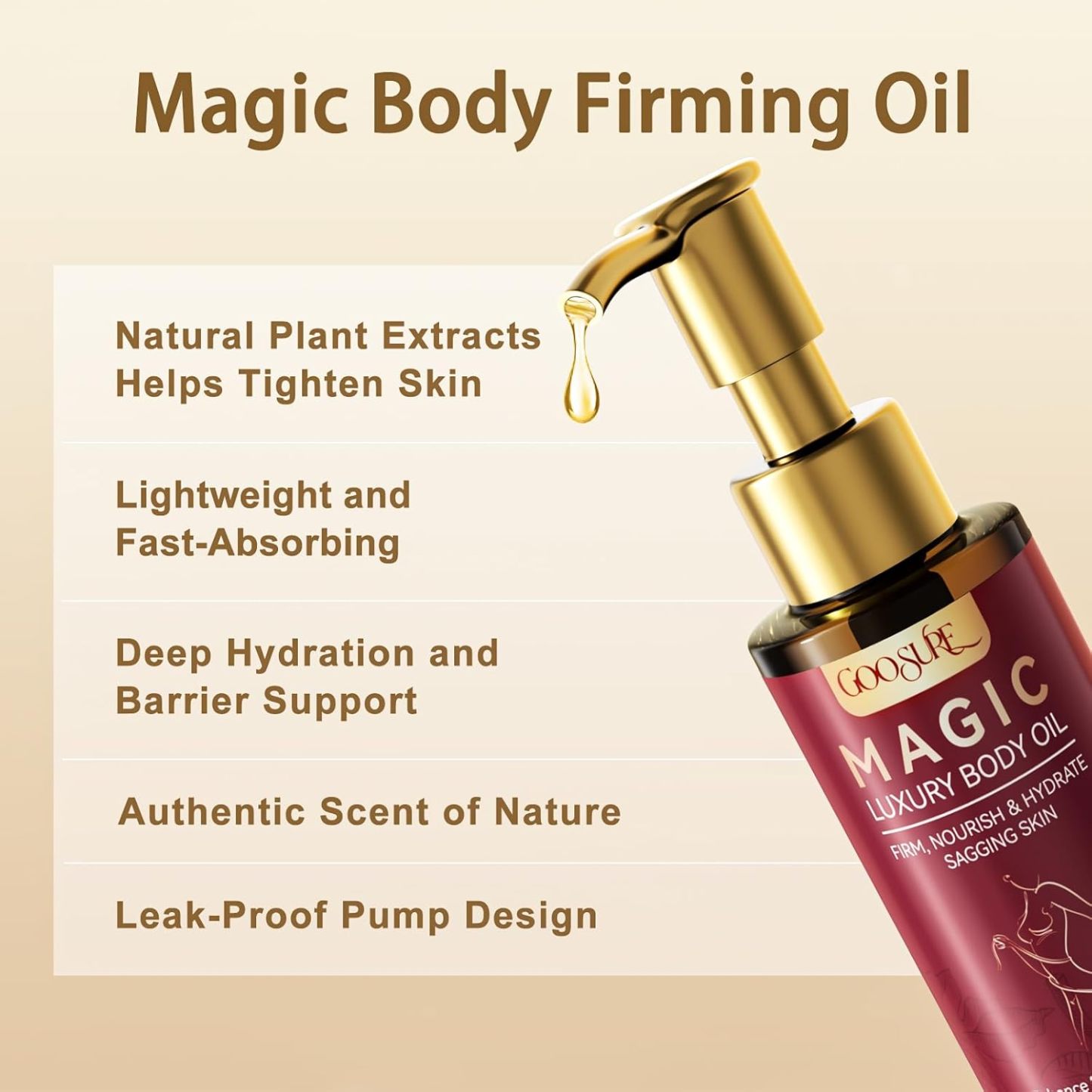 GOOSURE MAGIC BODY FIRMING OIL