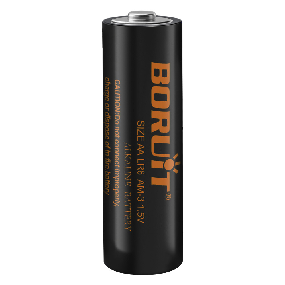 BORUiT AA Alkaline Battery, Silver-Blue Color, Durable, Compatible with Various Devices