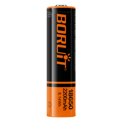 BORUiT High-Performance 18650 Lithium-Ion 2200mah Battery