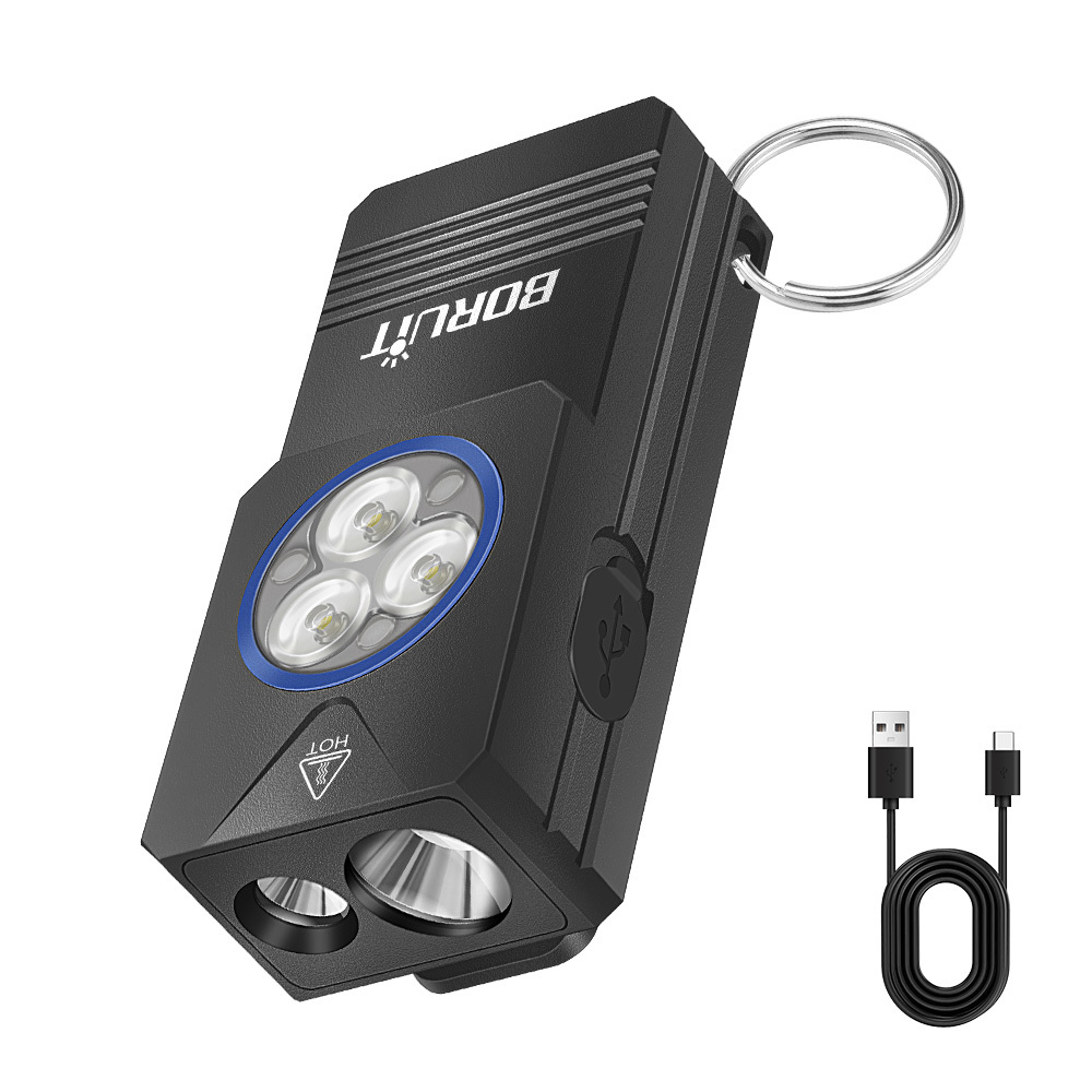 BORUiT EV30 Multi-Color LED Flashlight with Long Battery Life