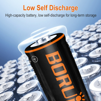 BORUiT High-Performance 18650 Lithium-Ion 2200mah Battery